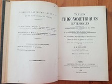 Tables trigonométriques - tables,