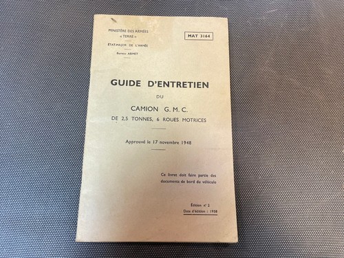 Ancienne brochure guide