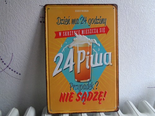 Tole metal relief biere x - biere, 20