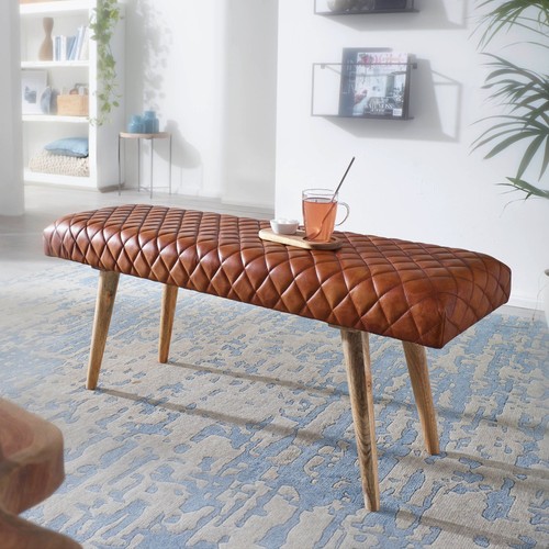 Finebuy banc cuir véritable - finebuy,