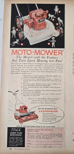 1957 moto mower - moto-mower, and