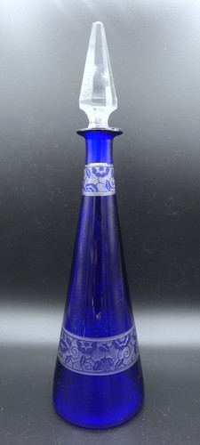 Flacon carafe cristal taillé