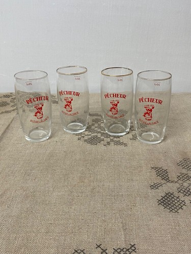 Lot verres bière du - 4,