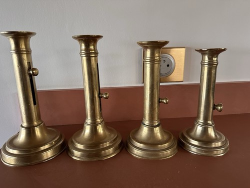 Bougeoirs anciens cuivre - anciens,