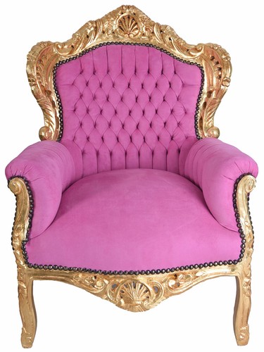Sessel baroque rococo rose - rococo,