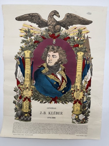 Gravure xixeme général jb - xixeme.,