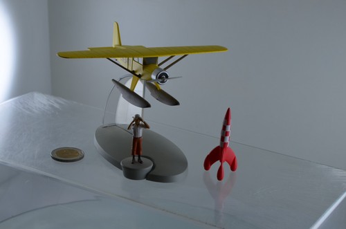Hydravion jaune tintin - jaune,