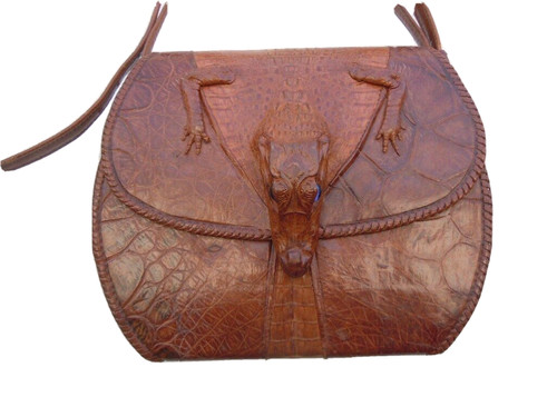Sac main crocodile - , caïman