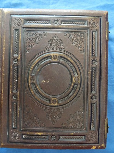 Album photo ancien - ancien, vide,