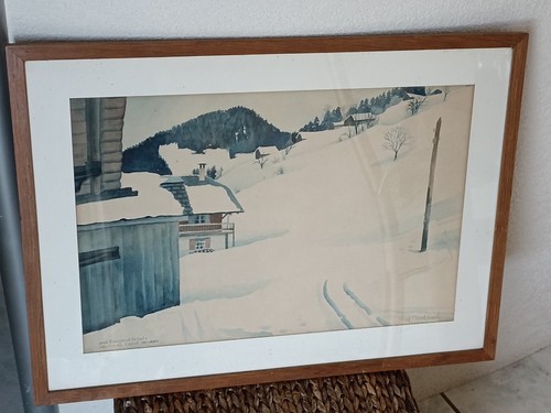 Tableau aquarelle paysage