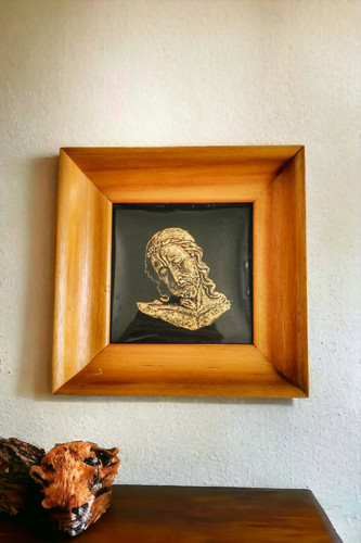 Rare cadre jésus grisaille - rare,