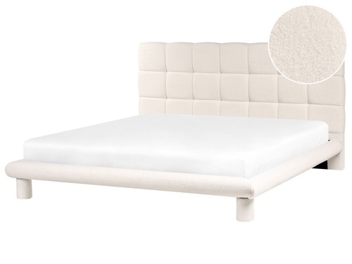 Lit scandinave bouclé 180 - scandinave,