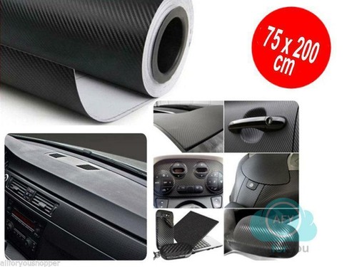 Film carbone 75x200 voiture - 75x200,