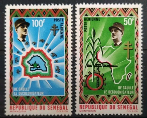 Timbres sénégal charles de - 2,