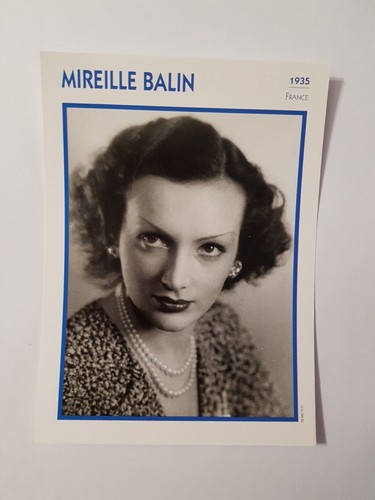 Mireille balin carte fiche - mireille,