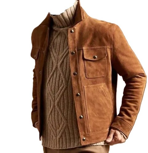 Chemise cuir véritable - chemise, en