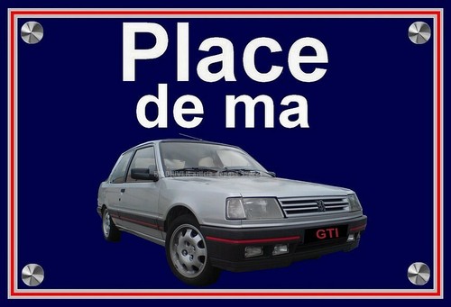 Plaque place ma peugeot - place,