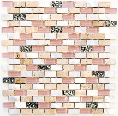 Mosaïque carreau translucide
