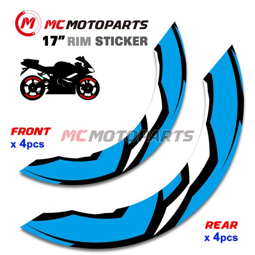 Rim decal wheel sticker - 17",