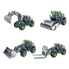 Ensemble de Véhicules de Chantier En Modèle, Jouet éducatif pour Petits