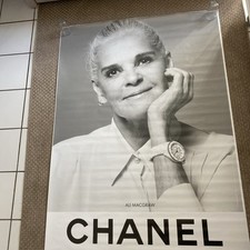 Poster Original Affiche Montre Ali Macgraw Chanel J 12 No Parfum 120x175 Cm Roll