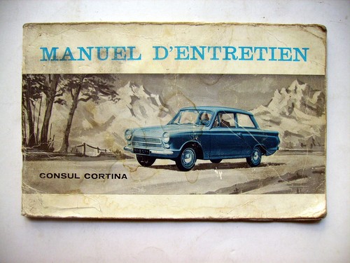 Manuel entretien ford - ford, consul