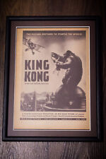 KING KONG RKO Small Movie Classic Magazine AD Movie Poster Original 1933