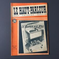 LE HAUT-PARLEUR revue Radio