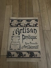 REVUE ART DECO L'ARTISAN PRATIQUE N°100 1/1/1913 LUGRIN