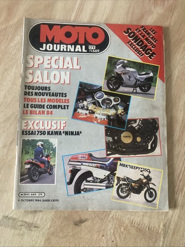 Moto journal 669 - moto, 1984