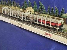 Wagon jouef HO: lot de 2  Wagons porte auto STVA à bogies