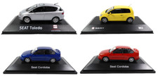 Lot de 4 Seat Ibiza Cordoba Toledo Altea 1/43 Voiture Miniature Diecast SEL30