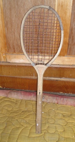 Ancienne raquette tennis en - raquette,