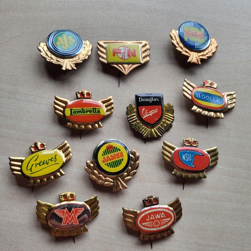 Vintage motorcycle logo - logo, pin