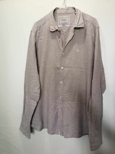 Chemise grise et rose lin regular T44 Springfield (4408048)