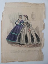 Gravure de mode ancienne