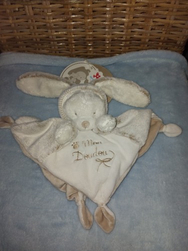 Doudou ours deguisé lapin - en,