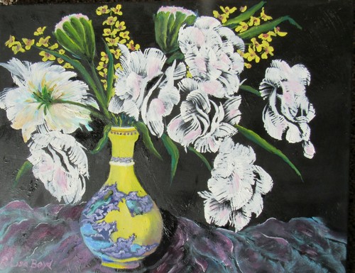 Still life flowers art - art,