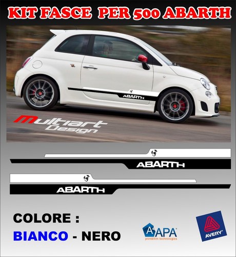 Adhésifs stickers abarth 500 - stickers,