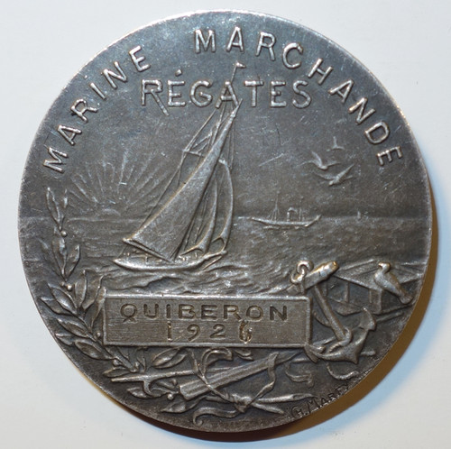 Médaille argent marine - médaille,