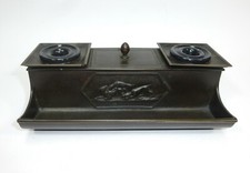 Empire Encrier Vers 1820 Chien