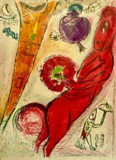 Marc Chagall : Tour Eiffel à