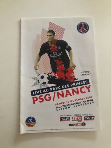 Programme paris psg - programme, s.g.