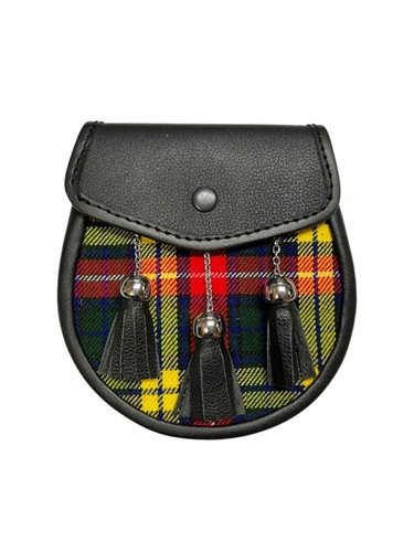 Sporran cuir tartan - sporran,
