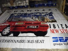 SEAT IBIZA affiche automobile publicitaire 4*3m