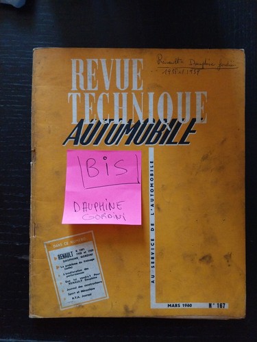 Revue technique renault - technique,