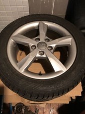 4 JANTES AUDI A3 16" ALU montées pneus neige servi 2 hivers