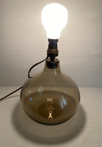 Vase lampe verre soufflé alex - verre,