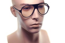 Tom Ford Bleu Bloc Lunettes FT5012 001 Homme XL Pilote Cadres Noir Or