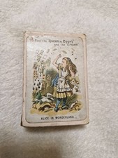 Jeu de cartes Alice in wonderland XIX ème 